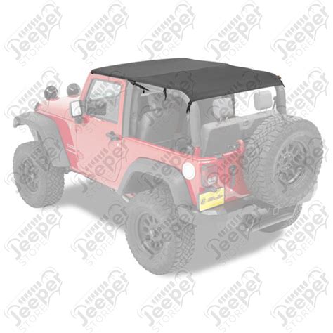 Bikini Safari Cable Style Couleur Black Diamond Pour Jeep Wrangler JK 2 Portes