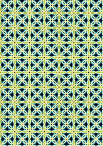 Neon Geometric A4 Patterned Scrapbooking Paper Page 04 Cup1147563