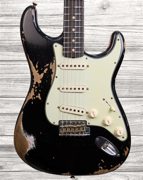 Fender Custom Shop 1960 Stratocaster Heavy Relic Rw Aged Black