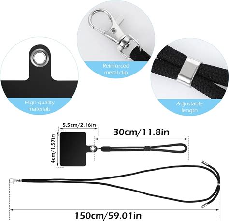 Handy Lanyards Umhängeband Aus Nylon Um Den Hals 2 Stück Handy