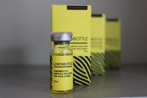 Lemon Bottle Vial