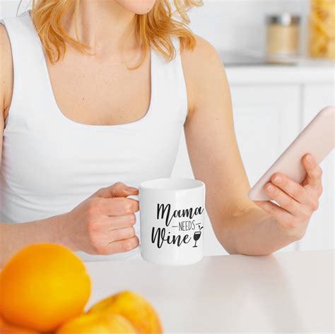 Mamá Necesita Taza De Vino Tazas De Café Para Mamá Mamá Etsy España