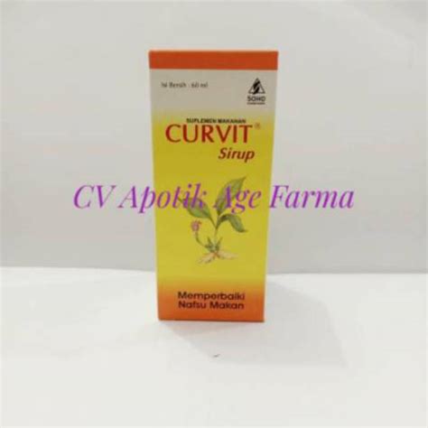 Jual Curvit Syrup 60 ML Soho Shopee Indonesia