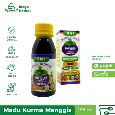 Jual Madu Kurma Manggis Plus Propolis In Madu Anak Ml