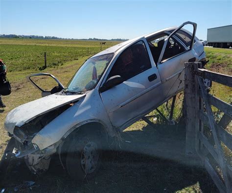 Una familia perdió el control del auto en Ruta 5 falleció un hombre