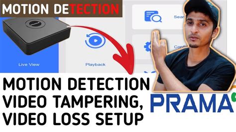 How To Enable MOTION DETECTION VIDEO TAMPERING VIDEO LOSS Setup In