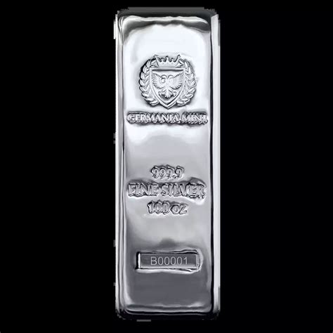 Germania Mint Oz Silver Bar Hertel S Coins Inc