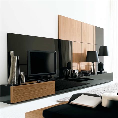 50 Bedroom TV Unit Designs In Black For A Sleek And Sophisticated Look