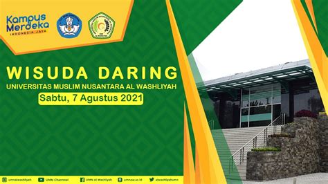 Wisuda Daring Sarjana Magister Umn Al Washliyah Angkatan Xlviii