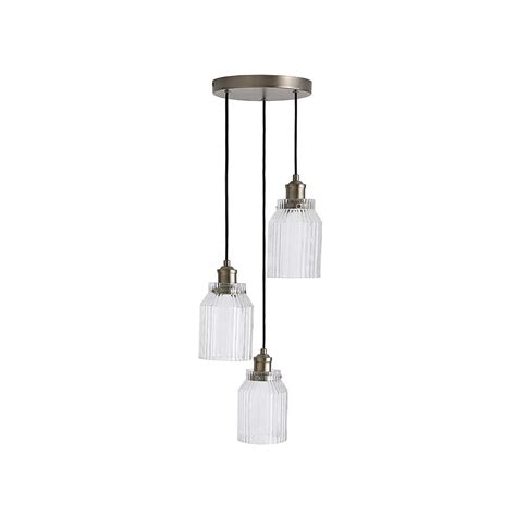 Tobias 3 Light Cluster Ceiling Fitting Dunelm