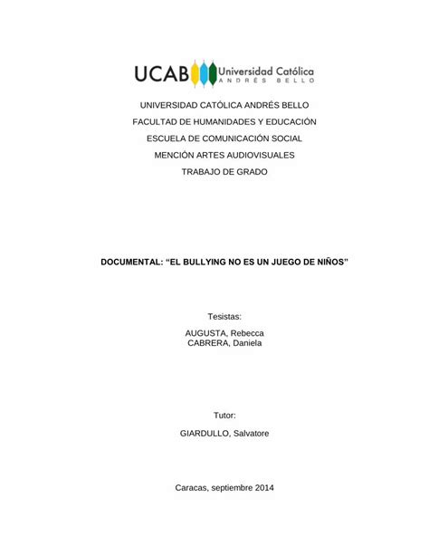 Pdf Universidad Cat Lica Andr S Bello Facultad De Biblioteca Ucab