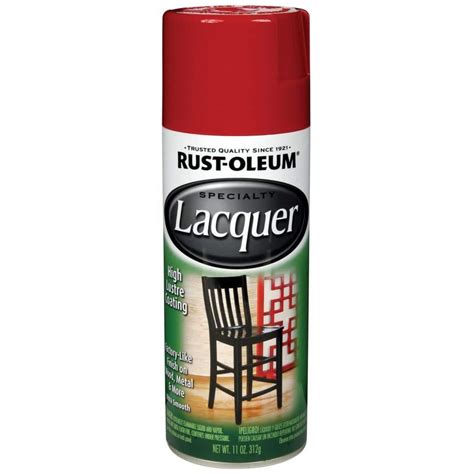 Rust Oleum Specialty Oz Gloss Chinese Red Lacquer Spray Pack