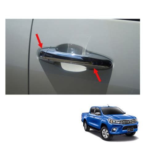 Doors Handle Cover Chrome Trim Fits Toyota Hilux Revo Sr M Ute