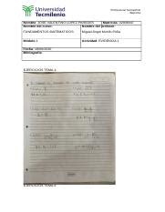 Evidencia Fundamentos Matematicos Doc Profesional Semestral Reporte