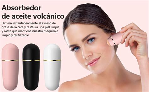 Rodillo Facial Volc Nico Absorbente De Aceite Mini Bola Absorbente De