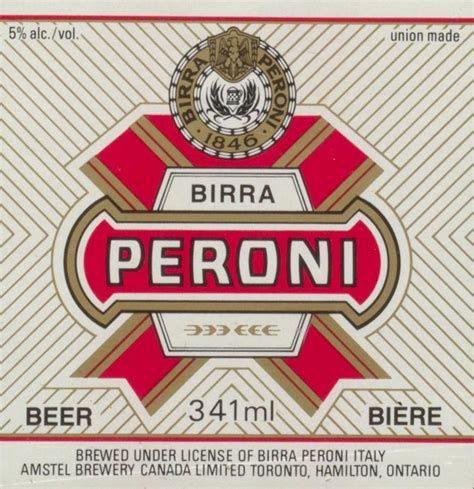 Birra Peroni Canadian Beer Vintage Beer Labels Peroni Heritage