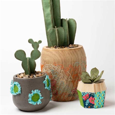 DIY Cactus Planters with Mod Podge Ultra | DIYIdeaCenter.com