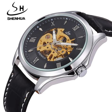 Shenhua Famous Brand Watches Men Male Waterproof Clock Mechanical