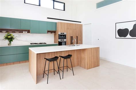 Modern Timber Grain Kitchen Gladesville Premier Kitchens