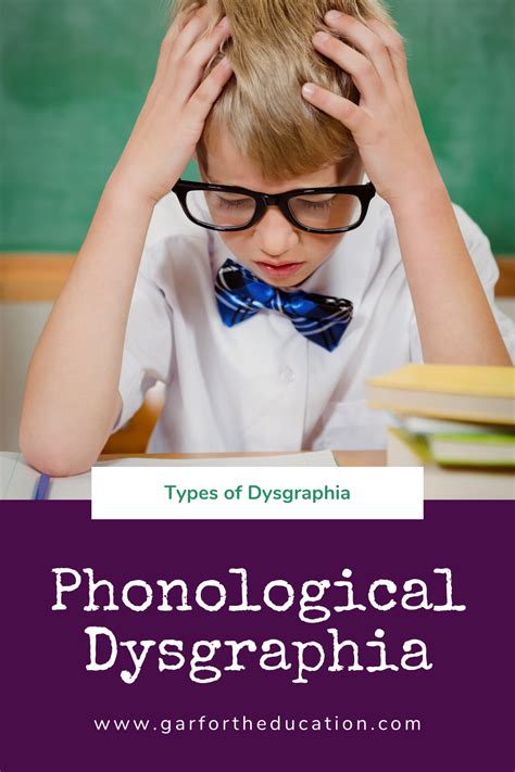 Types Of Dysgraphia Phonological Dysgraphia Dysgraphia Phonology Type