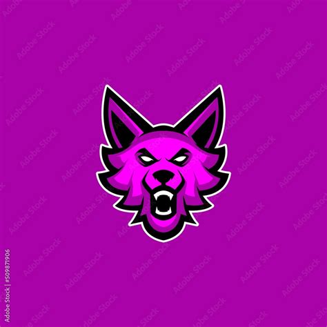 Wolf Esport Logo Stock Vector Adobe Stock