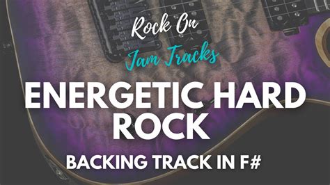 Energetic Hard Rock Guitar Backing Track In F YouTube