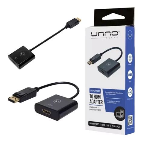 Adaptador Displayport A Hdmi Unno Tekno Mercadolibre