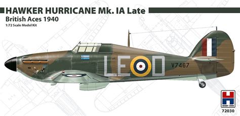 Hobby 2000 72030 Hawker Hurricane Mk1a Late British Aces 1940