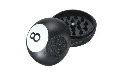 8 Ball Dry Herb Grinder Pool Ball Grinder Happy Head Smoke Shop