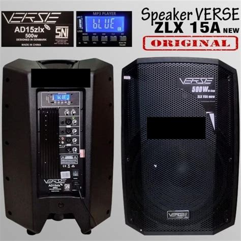 Jual 2 Pcs Speaker Aktif 1000 Watt Verse New ZLX 15A Original 15 Inch A