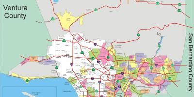 LA county zoning map - Los Angeles county zoning map (California - USA)