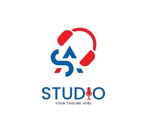 Professionelle sa studio logo design vorlage für unternehmen Premium