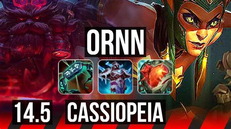 Ornn Vs Cassio Top Rank 4 Ornn 726 Euw Challenger 145 Youtube