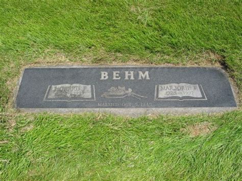 Marjorie Frances Phelps Behm 1926 1997 Mémorial Find a Grave