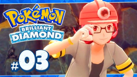 Pokemon Brilliant Diamond Part Roark First Gym Leader Gameplay