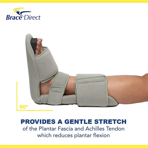 Padded Night Splint For Plantar Fasciitis Achilles Inflammation By