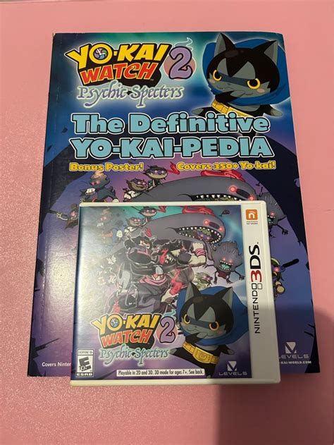 Yokai Watch Psychic Specters Nintendo Ds Yo Kai Pedia Video