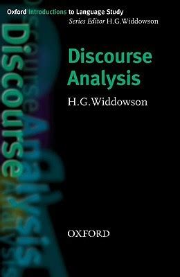 Discourse Analysis By H G Widdowson