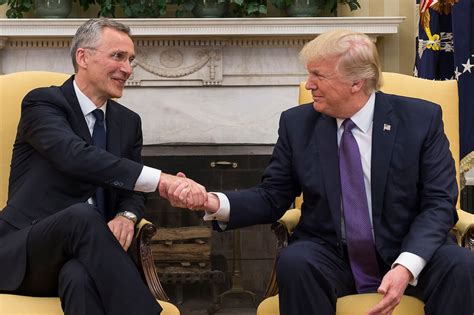 Trump Stoltenberg Discuss Nato Issues In Advance Of May Summit U S