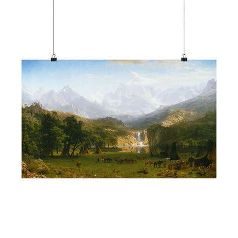 Albert Bierstadt The Rocky Mountains Lander S Peak Poster Repro