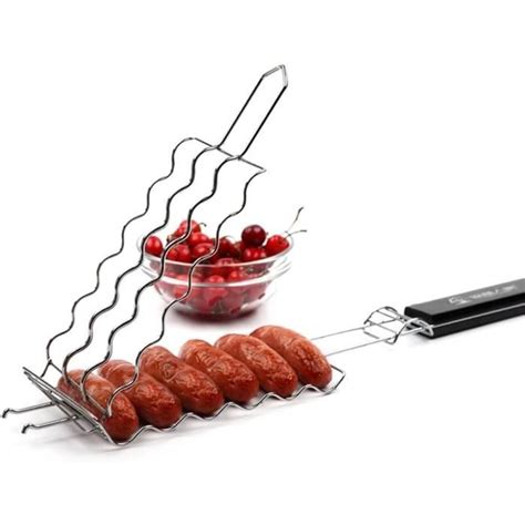 Panier Grille Pour Barbecue Saucisson Filet De Barbecue Portable En