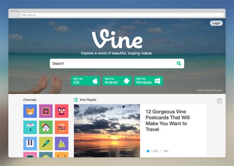 Vine Swings From Mobile To The Desktop And Adds New Features