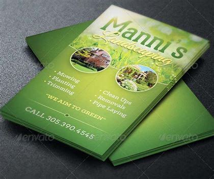 Landscaping Business Card Templates | 18+ PSD Ai, Word, InDesign Formats