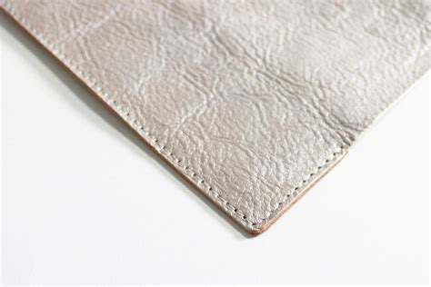 COW LEATHER BOOK COVER 文庫 SILVER BIBLIOPHILIC