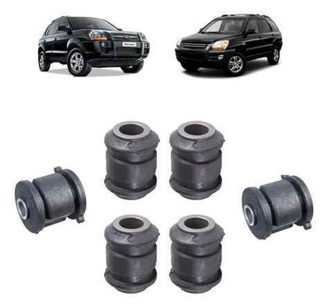 Kit 6 Buchas Manga Eixo Suspensão Traseira Tucson Sportage Frete grátis