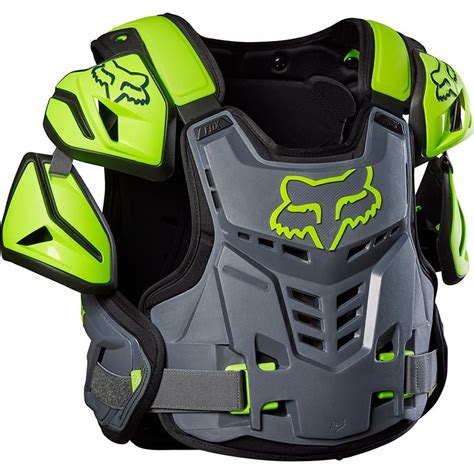 Pare Pierres Raptor Fox Gris Jaune Fluo Maxxess Fr Gilet De