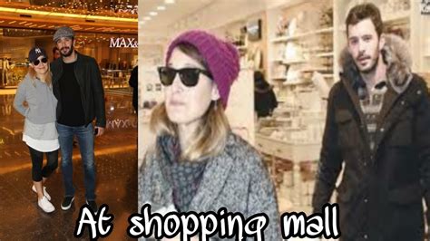 Baris Ardu With Wife Gupse Zay At Shopping Mall Turkish Celebrities