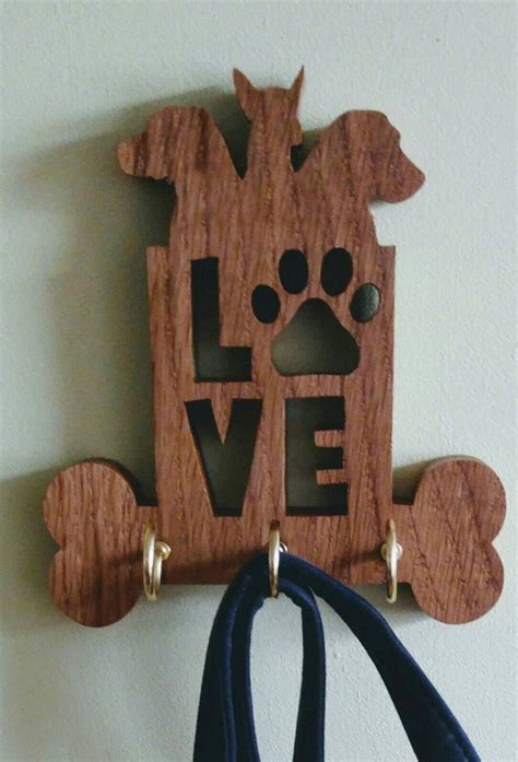 Dog Lead Hanger Doggy Lead Holder Pet Lead Holder Lovely Etsy Uk