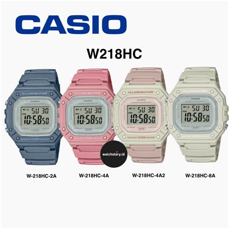 Jual Jam Tangan Digital Casio Original W Hc Shopee Indonesia