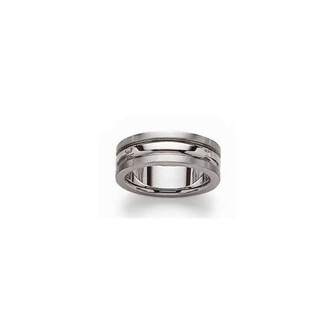 Bague Mixte Homme Femme Trois Anneaux En Acier Inoxydable